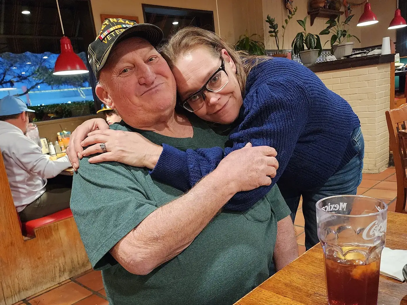 Caregiver Tammy and her dad