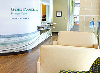 Interior of a GuideWell Primary Care office location