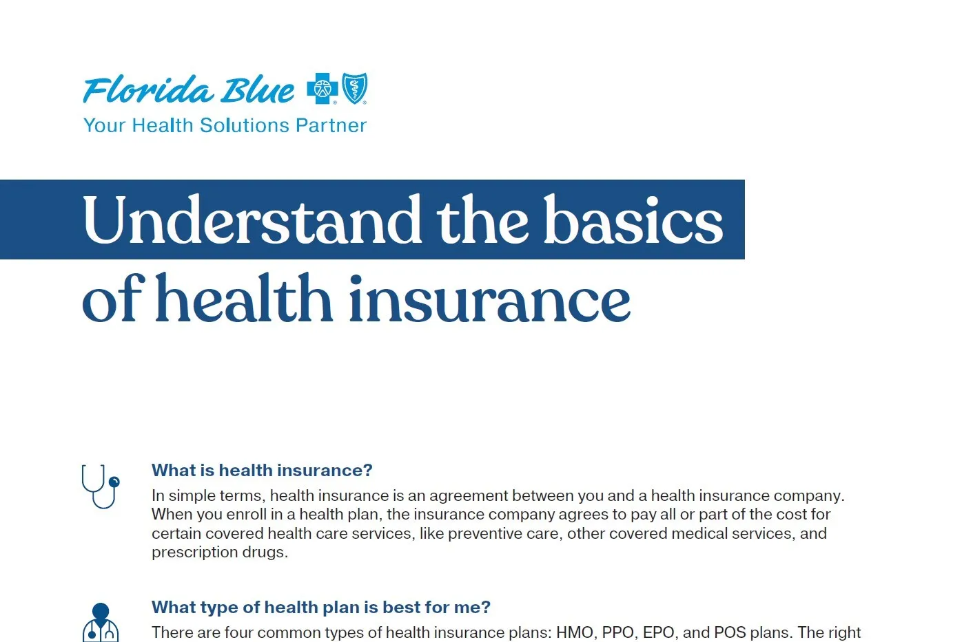 Florida Blue Health Insurance checklist Open Enrollment 2026